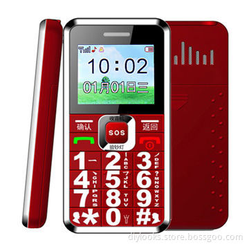 GS89 Red, 1.8-inch Elders Mobile Phone, Supports FM RadioNew